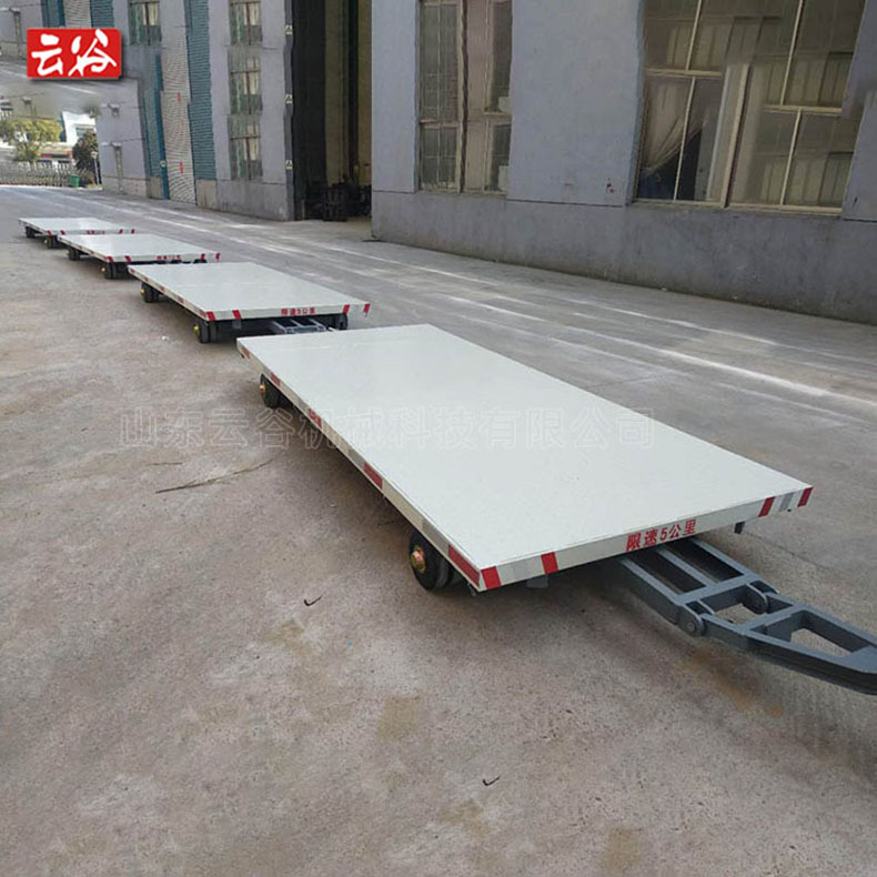 高效運(yùn)輸解決方案 3噸低底盤平板拖車叉車牽引后掛四輪同軌跡平板車詳解